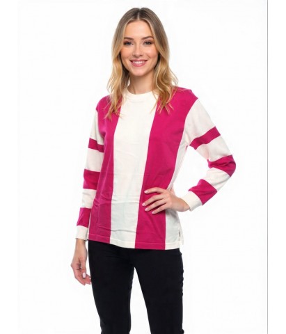 Sweater intarcia rayado