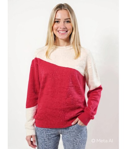 Sweater intarcia 2 colores