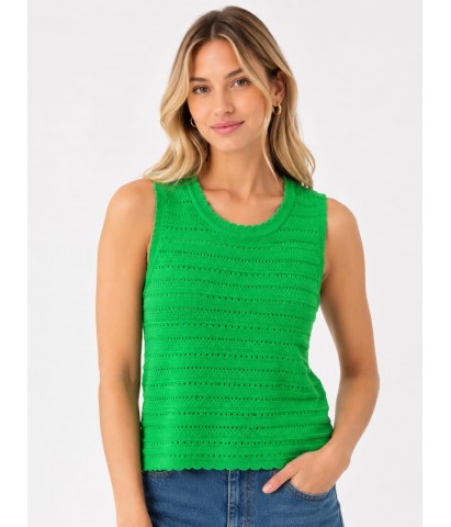Musculosa calada liso